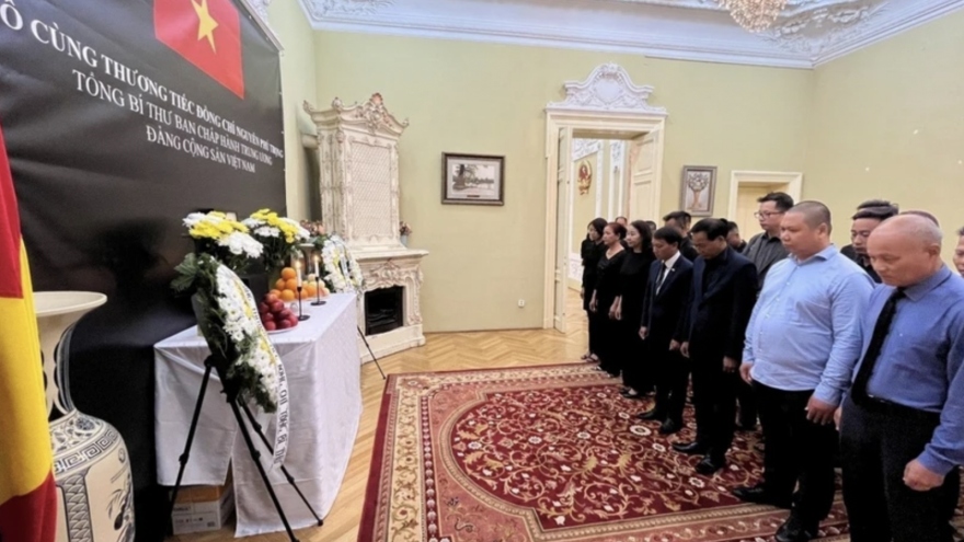 OVs, int'l friends pay respects to General Secretary Nguyen Phu Trong